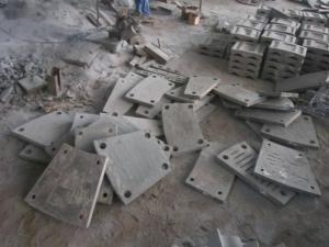 China High Cr Steel End Liner Castings HRC43-52 Hardness Abrasion Resistance wholesale