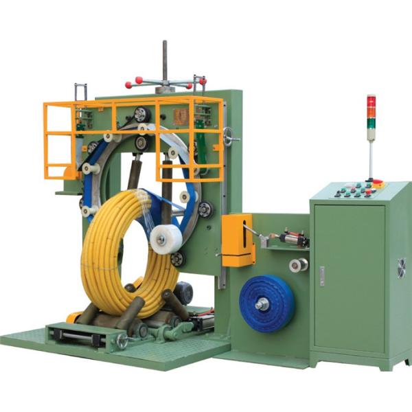 2.0kw Corrugated Coil Pipe Packing Machine Pipe Wrapping Machine