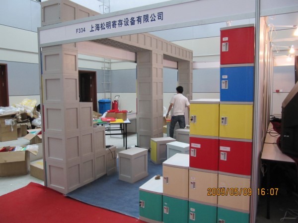 Corrosion Proof Red Storage Lockers , ABS 5 Tier Locker 1810 X 310 X 460
