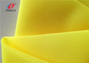 China 100gsm Yellow orange 100% Polyester Oxford Fluorescent Material Fabric For Safety Wear wholesale