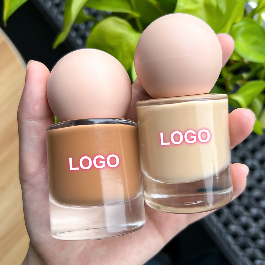 OEM/ODM Wholesale Private Label Multi Colors Vegan Natural Full Coverage Waterproof Liquid Foundation for Makeup