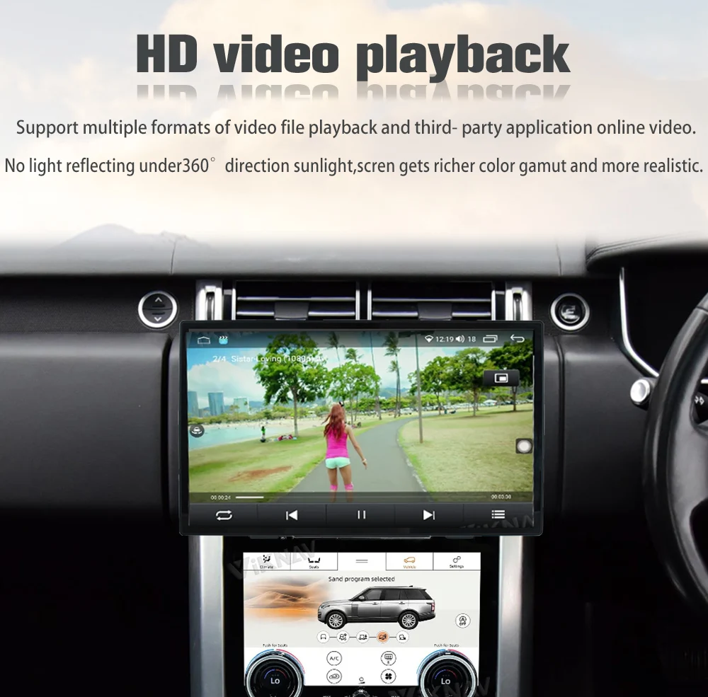Android Auto Car Radio For Range Rover Vogue L405 2013-2017 Carplay GPS Navigation Multimedia Stereo Player Head Unit