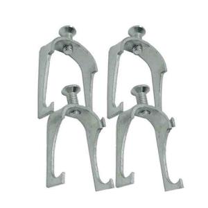 China Double Hook Widened Strut Channel Clamps Conduit Wire Clamp Customizable wholesale
