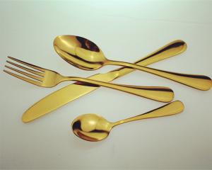 China Newto Stainless steel hotel cutlery/gold flatware/wedding cutlery wholesale
