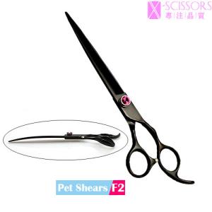 China Titanium coating Black Pet Shear Diamond screw 7.5&quot; F2 wholesale