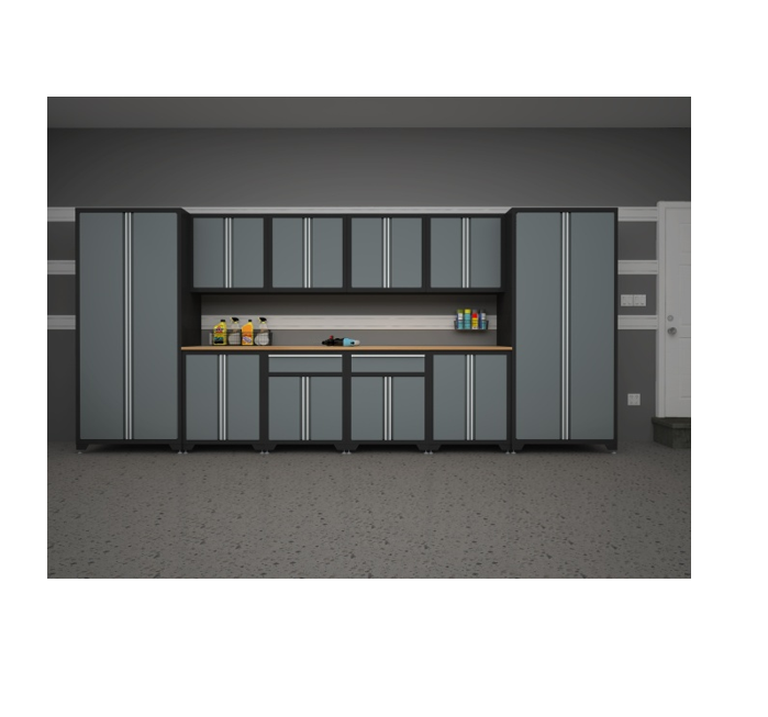 Optimize Your Tool Storage with this Heavy Duty Metal Garage Storage Workstation