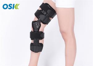China Black Knee Support Brace With Range - Of - Motion Hinge Fda Certification wholesale