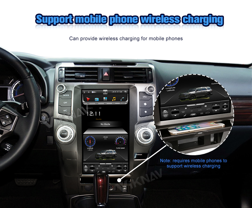 Viknav Car Radio For Toyota 4 Runner (2009-2019) 13.6 inch Multimedia Player GPS Navigation Auto Stereo