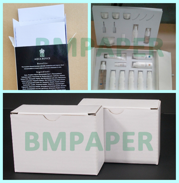 White 3 Layer Corrugated Paper For Perfume Box Liners E F Flute 70 x 100cm