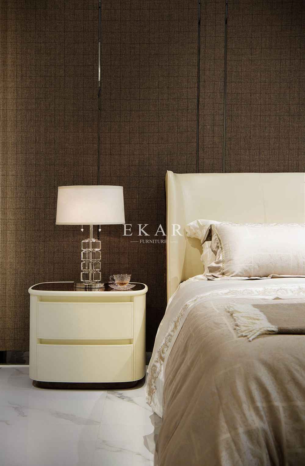 Modern British Style Side Table Hotel Bedroom Nightstand