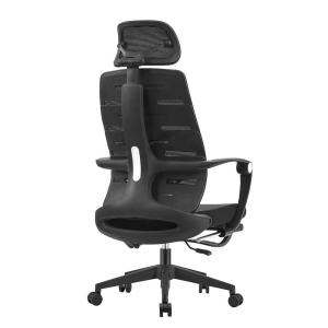 China Foshan Black Fabric Office Staff Chair Mesh Executive Ergonomic Lifting Chair General wholesale