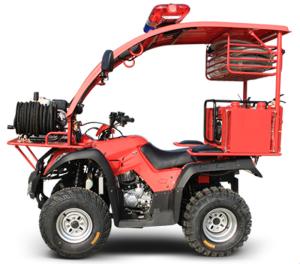 China 4x4 Off-Road Fire Fighting ATV Motorcycle with 65L Water Tank wholesale