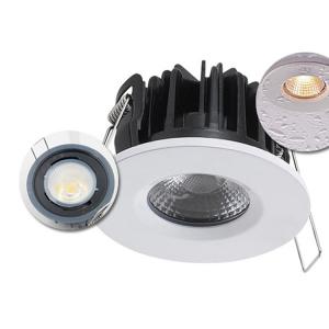 China 8W 60 Minutes Fire Rated Downlight Round Aluminum Housing wholesale