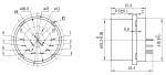 Small High Temperature Accelerometer For Measuring Oil Wells Inclination