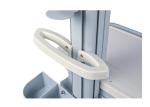 Plastic Adjustable Medical Trolleys For Doctor Ward Inspection