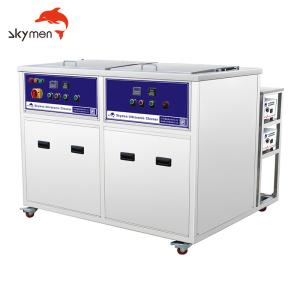 China Double Tanks 99L 1500W*2 Industrial Ultrasonic Cleaner wholesale