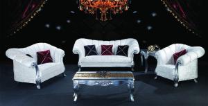 China Nordic Blue Velvet Furniture Set wholesale