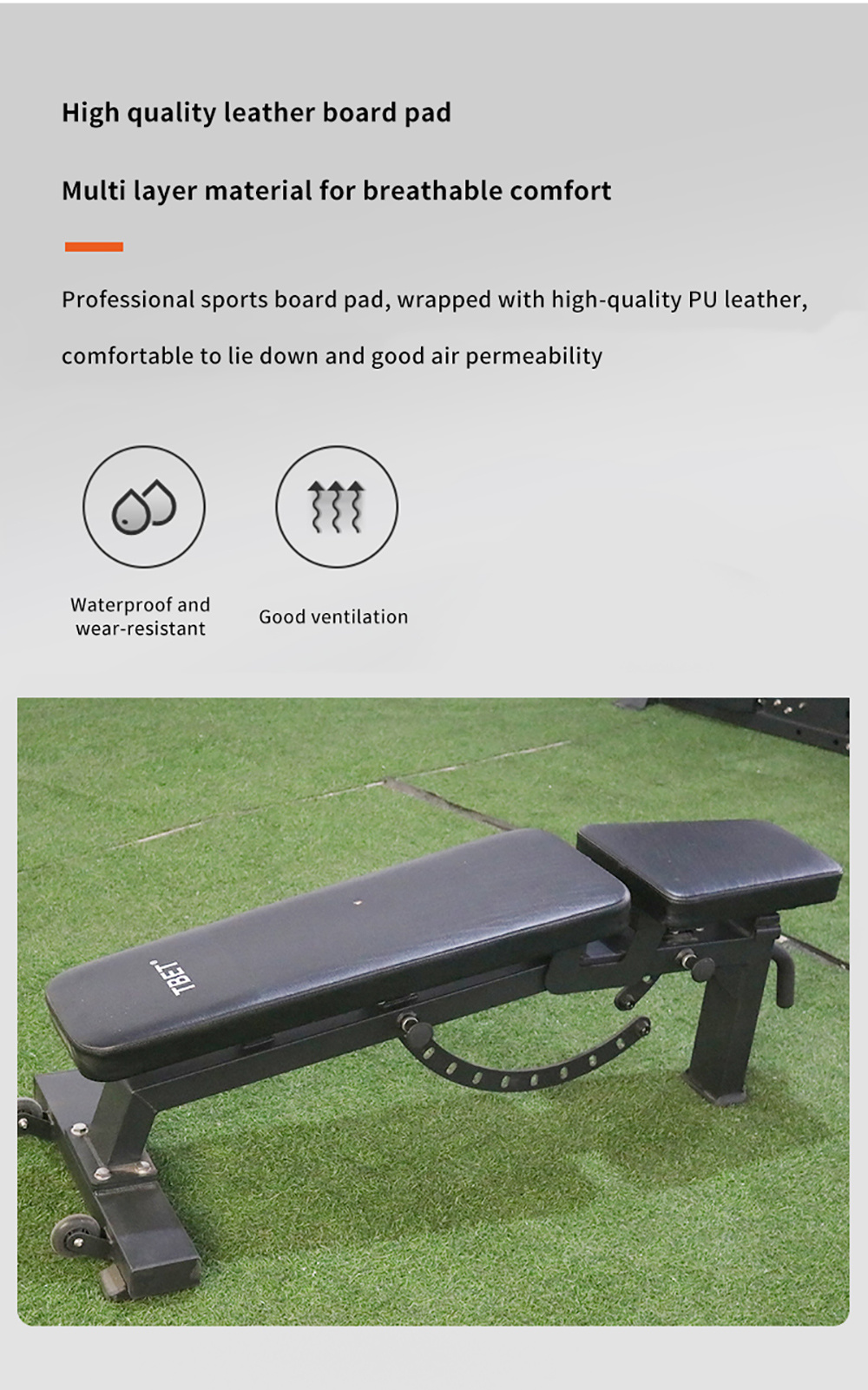 Commercial Gym Training Equipment Fitness Body Workout Weight Stool Fitness Bench Bench Press