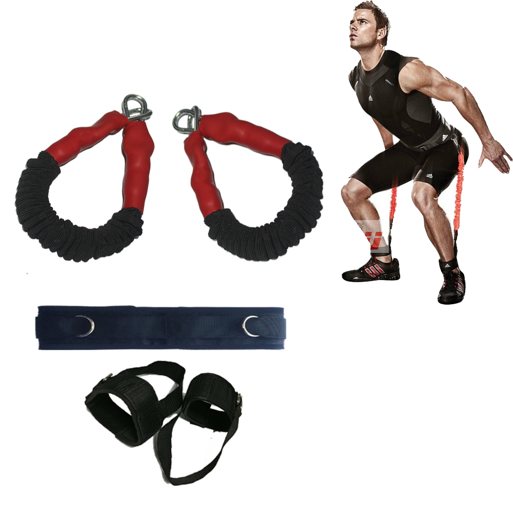 Neoprene Waist Belt Triathlon Race Gear With Resistance Bands