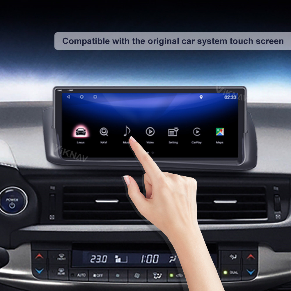 10.25 Inch Android Car Stereo GPS WiFi Receiver For Lexus CT CT200