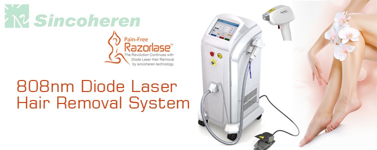 FDA and Medical CE approved Professional 808 diode laser permanently hair removal machine
