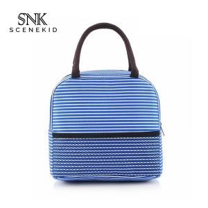 China Large Capacity Multicolor Striped Bento Lunch Bag wholesale