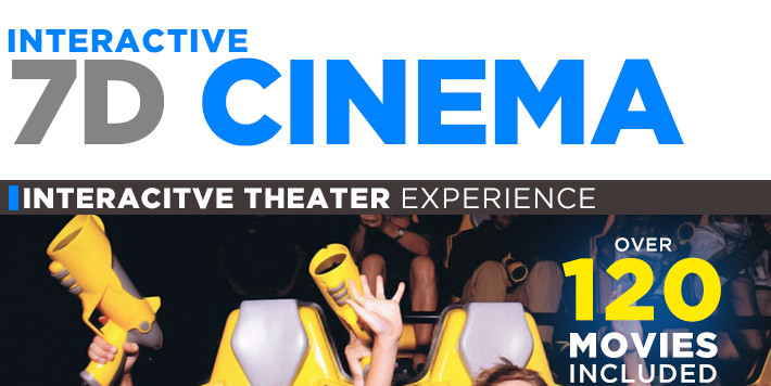 Indoor 7D Cinema Simulator Theater Equipment Special Effects Motion Chairs