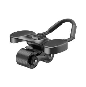 China Healthy Abdominal Wheel Abdominal Muscle Trainer Two Wheel Elbow Support Roller Fitness Device Automatic Rebound wholesale