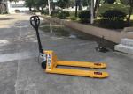 Lifting Height 200mm Hand Pallet Truck With Brake System Yellow Color