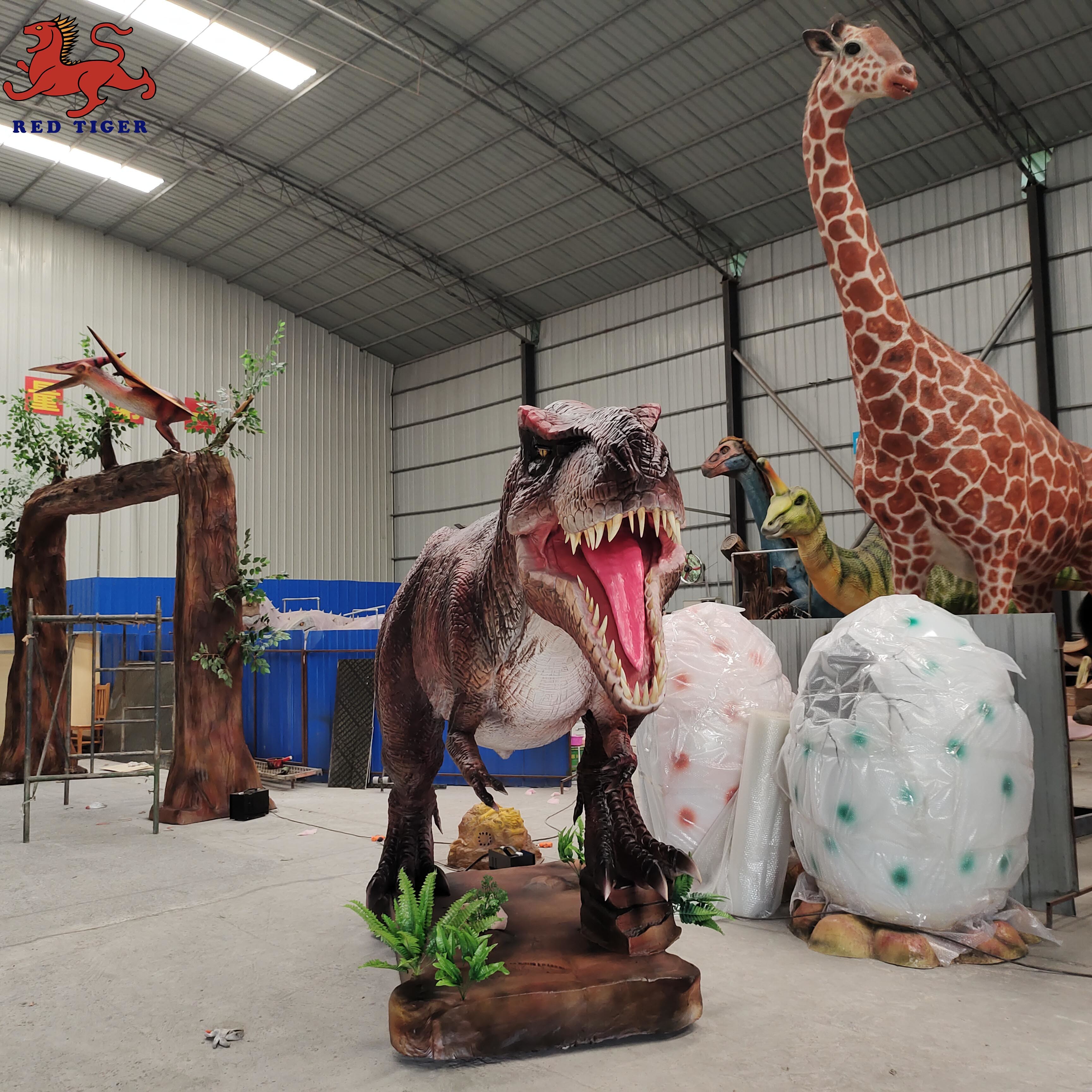 Waterproof T Rex Type Dinosaurs Life Size Jurassic Amusement Park Dinosaur