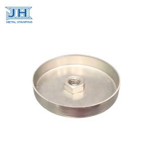 China Customized Roundness Nut Stamping Parts Cold Rolled Steel Material wholesale