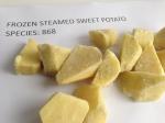 IQF Frozen Steamed Sweet Potato, variety of '868', pink skin white flesh
