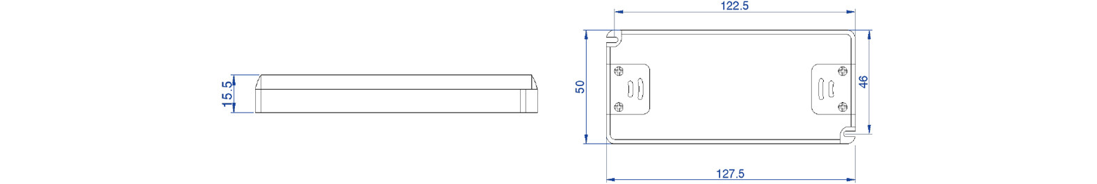 1000mA Heatproof Slim LED Power Supply , Moistureproof LED Driver Slim
