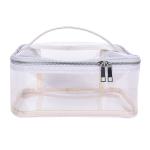 OEM Embroidery Logo Recycle Clear PVC Cosmetic Bag