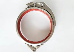 China Ss /Galvanized Quick Locking Pipe Clamp 80-500mm Dia wholesale