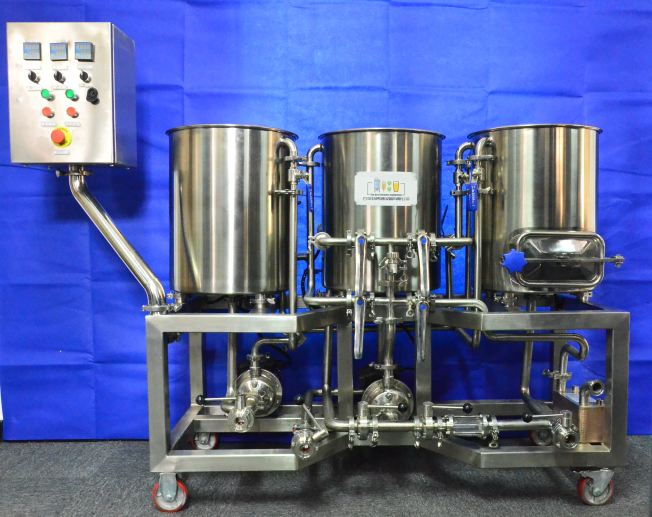 50L Capacity GHO Electronic Control Mini Beer Brewing Equipment for Brewery Pub Hotel