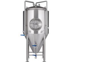 China Stainless Steel Cone Bottom Conical Beer Fermenter Beer Making Machine on sale