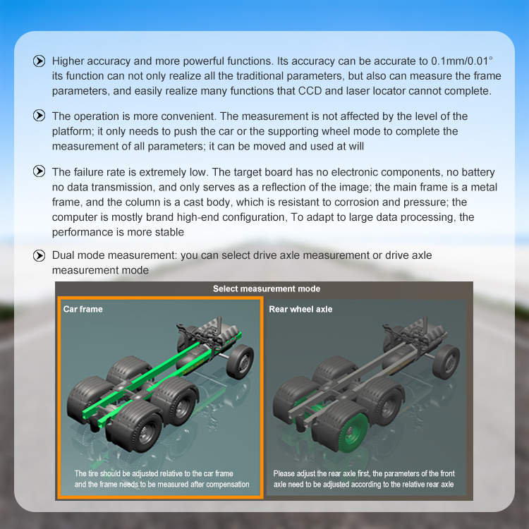 Good Quality 3D Wheel Alignment for Truck