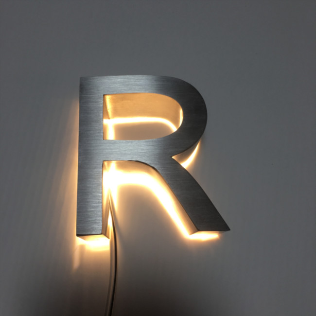 Shop Storefront Logo Channel Letter Sign Custom PMS Colors