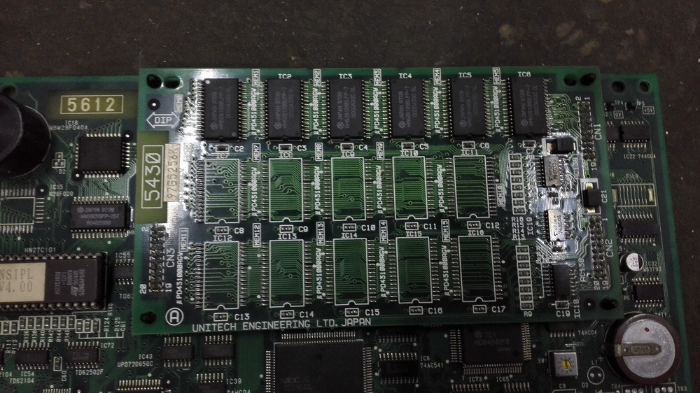 Used Condition Barudan Embroidery Machine Spare Parts 5612 Circuit Board