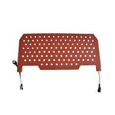 China Thin Lightweight Curved Fiberglass Reinforced Silicone Rubber Heater wholesale