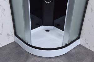 China 800x800x1900mm Black Bathroom Shower Enclosures 6mm wholesale