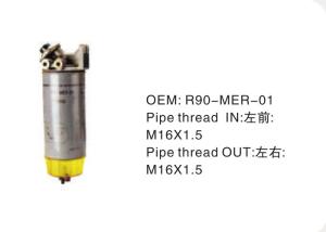 China Industrial Hydraulic Filter Housing Assembly R90-MER-01 Pipe Thread IN M16*1.5 wholesale