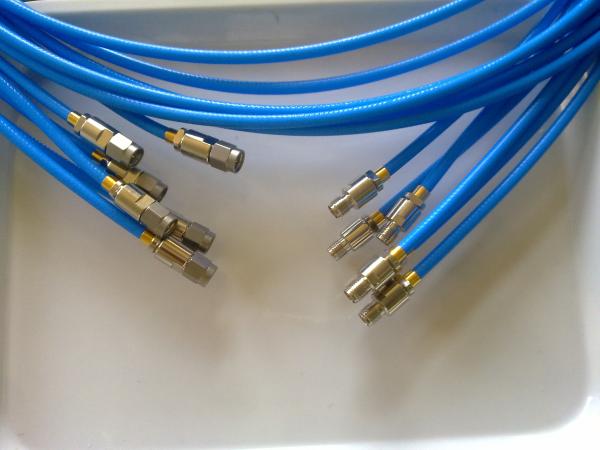 Made in Korea 18G SMA male to SMA female cable assembly stainless steel