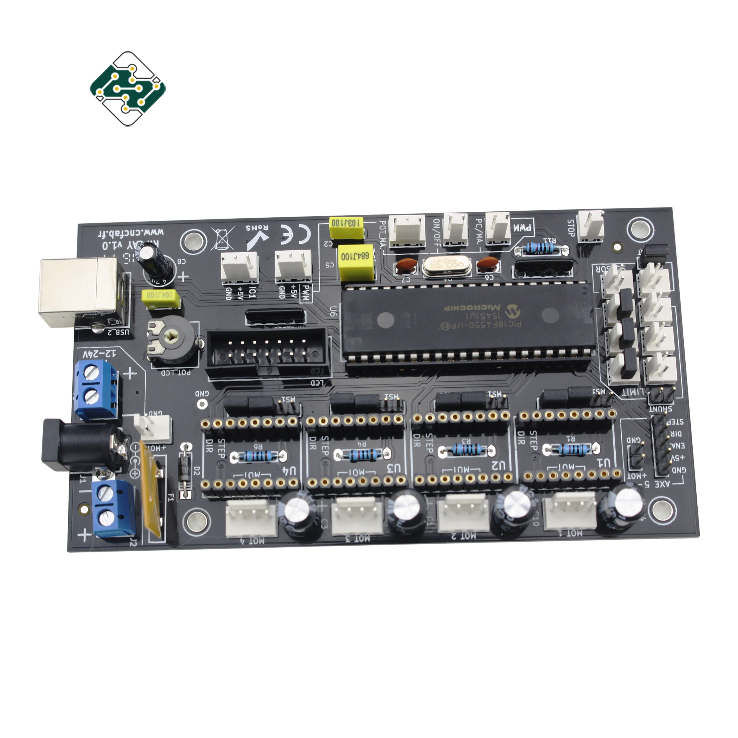 Thickness 0.2-8mm Power Supply PCB Board , Toothbrushmotor PCB Power Supply Circuit