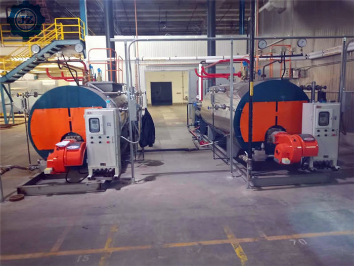 Energy Saving Fire Tube Gas Oil Fired Steam Boiler For Rubber Vulcanization Vulcanizing