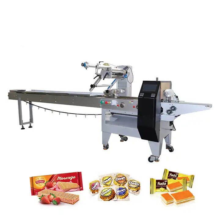 Automatic Pillow Bag Bakery Packing Machine PLC Control 3.1 - 4.5KW WZ-220