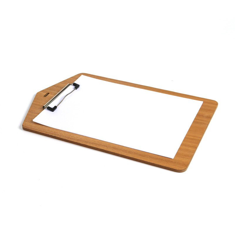 Wooden Menu Clipboard. Versatile Folder Board Ideal for Writing. Sturdy Board and Clip. Cardboard and Wood.