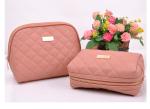 Custom logo large capacity simple travel toiletry storage makeup bags