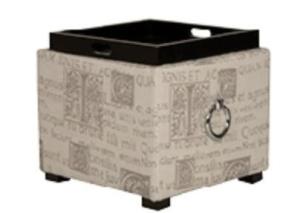 China American style Square Bedroom llinen fabric upholstery wheel storage ottoman wholesale